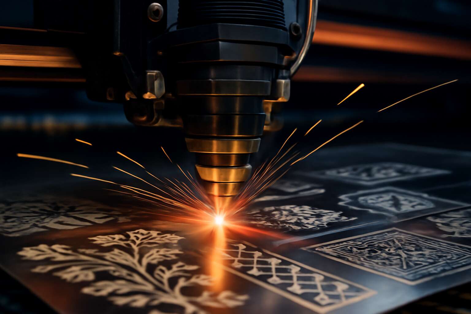 laser cutting and printing machine