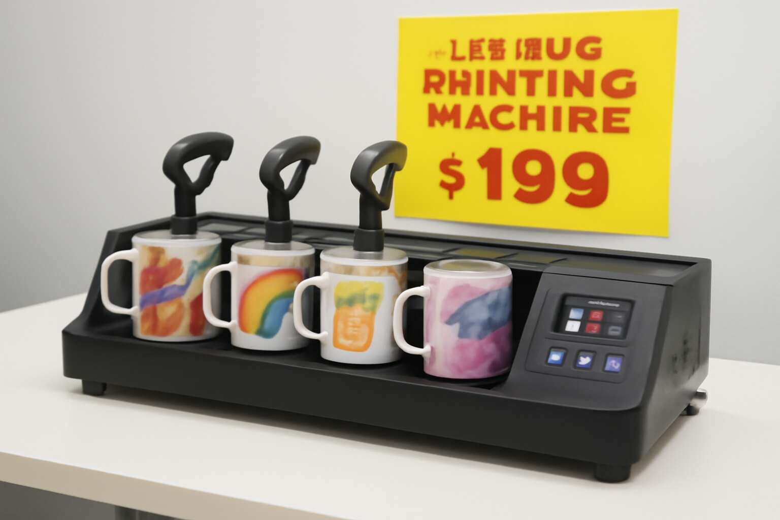 5 in 1 mug printing machine price