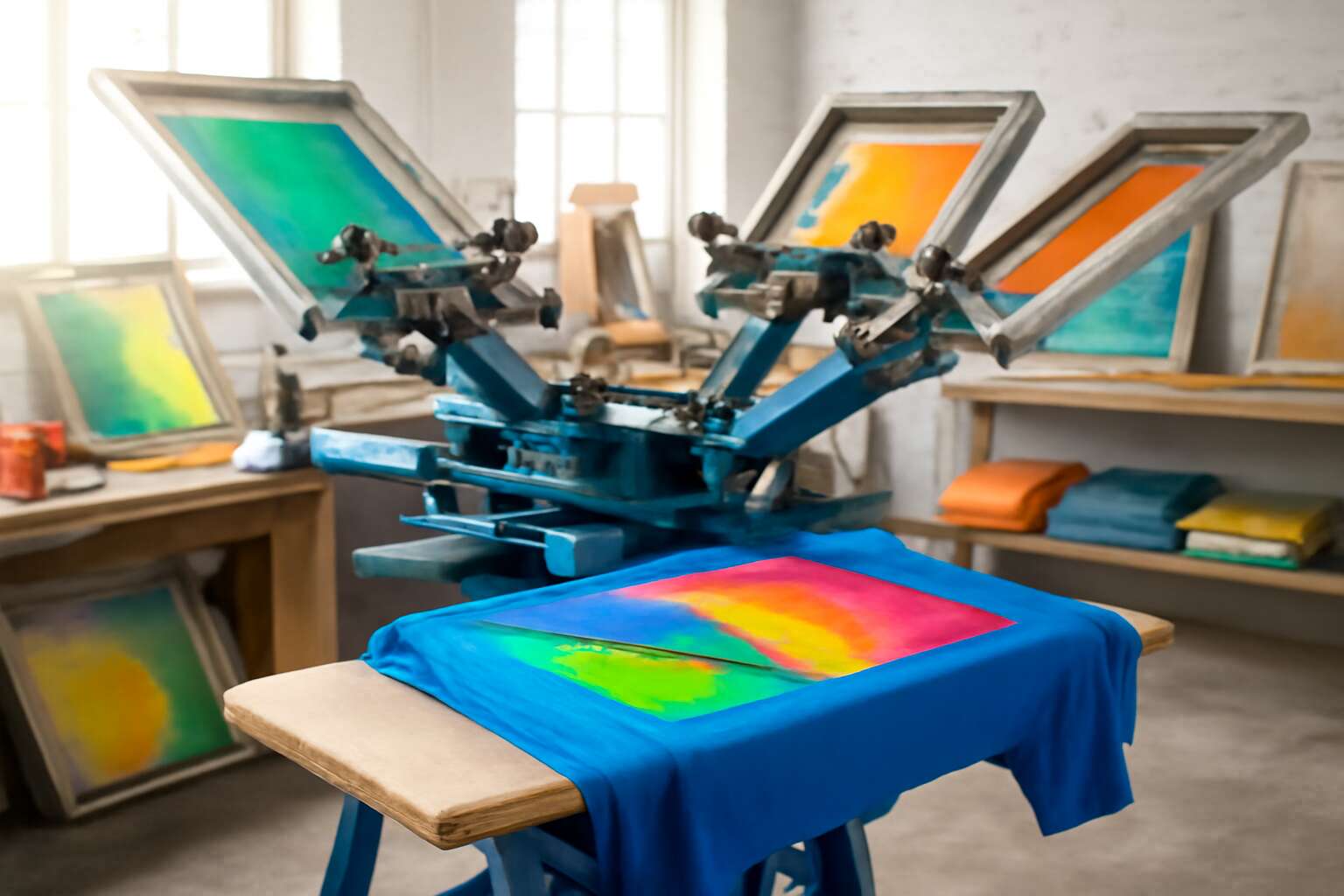 how much are screen printing machines