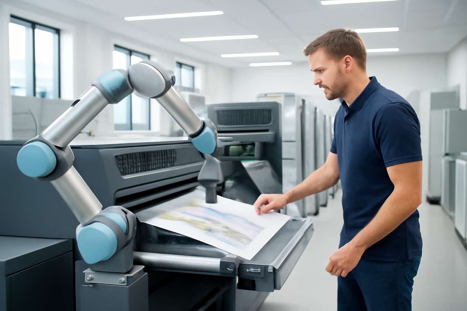 printing machine assistant