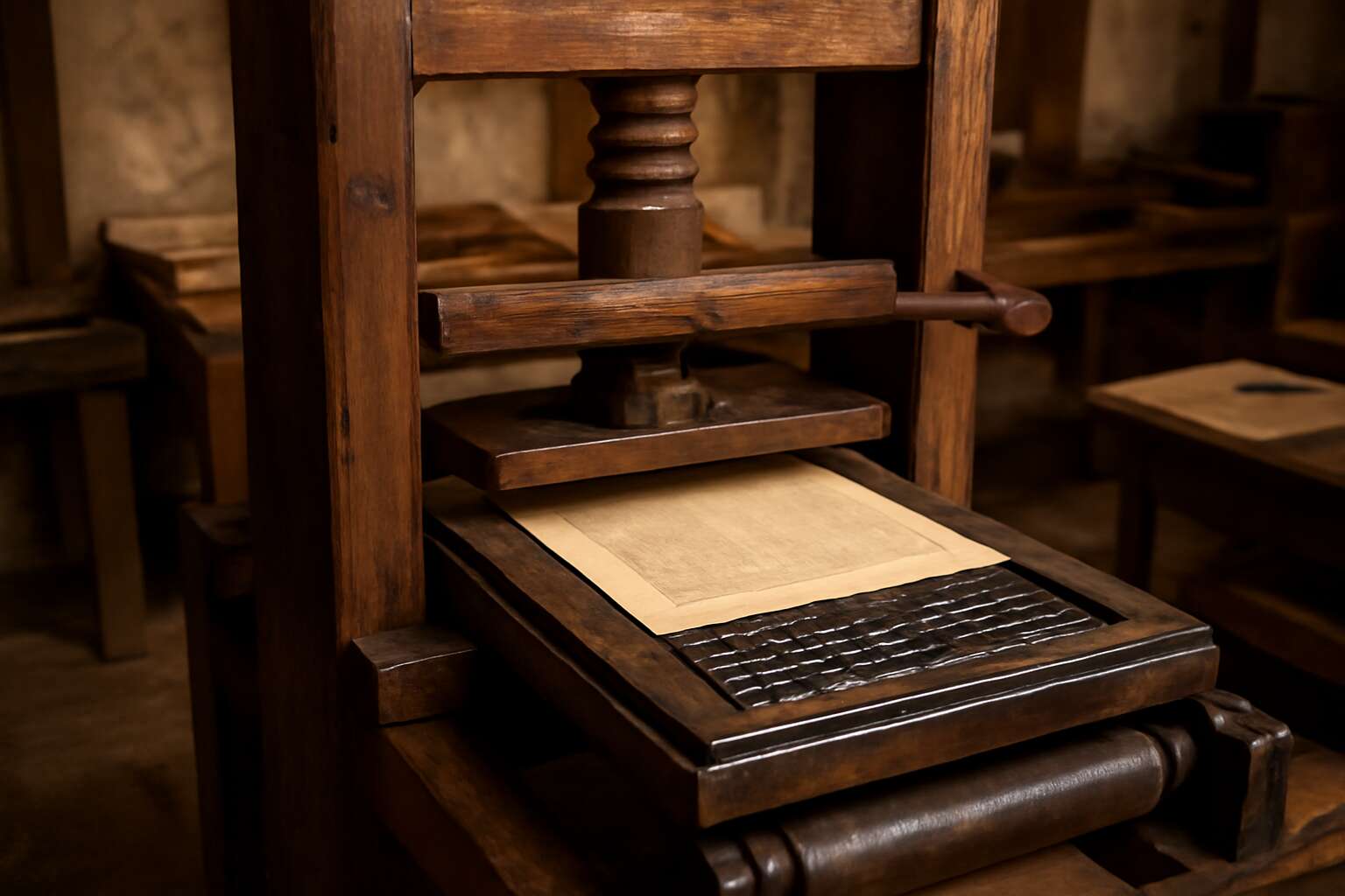World First Printing Machine printing machine was invented by Gutenberg: a revolution in ...