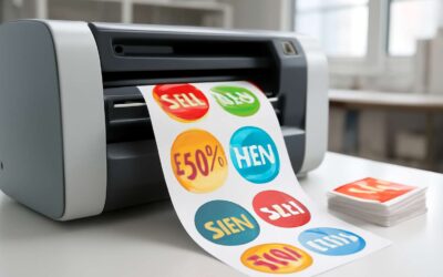 Power up label quality with the sticker printing machine product for fast, crisp results.